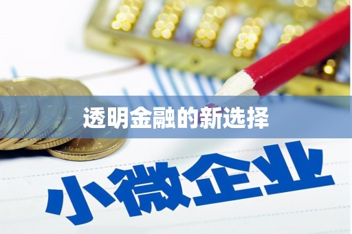 绥阳透明金融的新选择