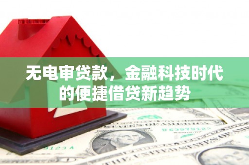 天元无电审贷款，金融科技时代的便捷借贷新趋势