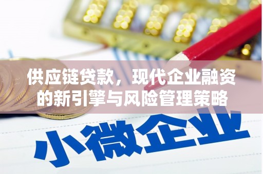 虾峙供应链贷款，现代企业融资的新引擎与风险管理策略