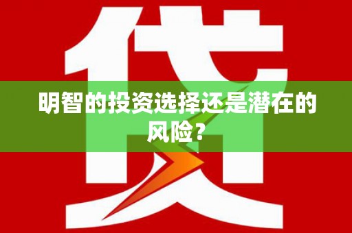 和静明智的投资选择还是潜在的风险？