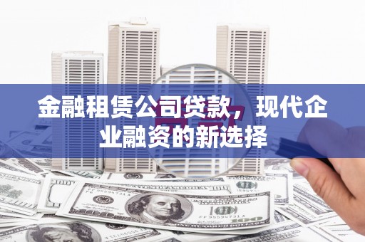 双城金融租赁公司贷款，现代企业融资的新选择