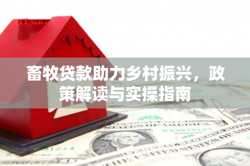 冈山畜牧贷款助力乡村振兴，政策解读与实操指南