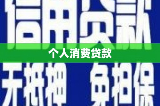 中方个人消费贷款