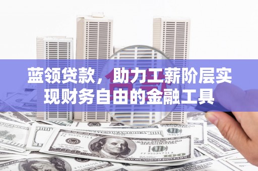 岳塘蓝领贷款，助力工薪阶层实现财务自由的金融工具
