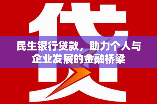 陵城民生银行贷款，助力个人与企业发展的金融桥梁