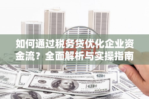 大渡口如何通过税务贷优化企业资金流？全面解析与实操指南