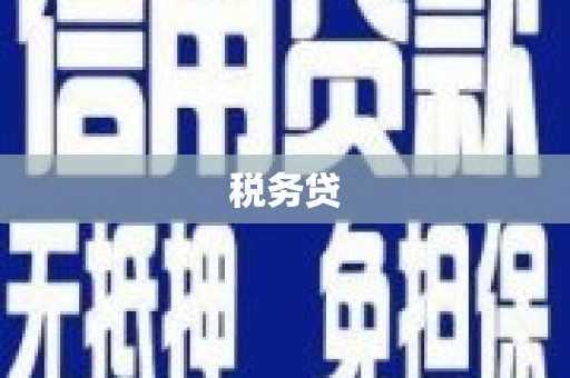 杭锦后旗税务贷