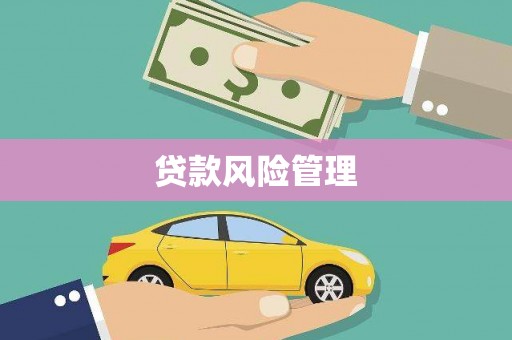 章贡贷款风险管理